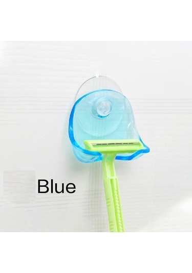 1pc Mavi Jilet Tutucu Banyo Jilet Tutucu Enayi Jilet Mavi