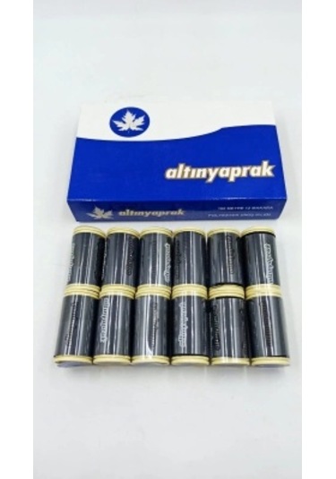 12 Parça Siyah 100 Mt Dikiş İplik 5365