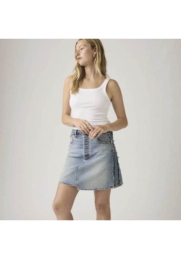 Levis Deconstructed Edge Mavi Kadın Etek 005q4-0000 Mavi