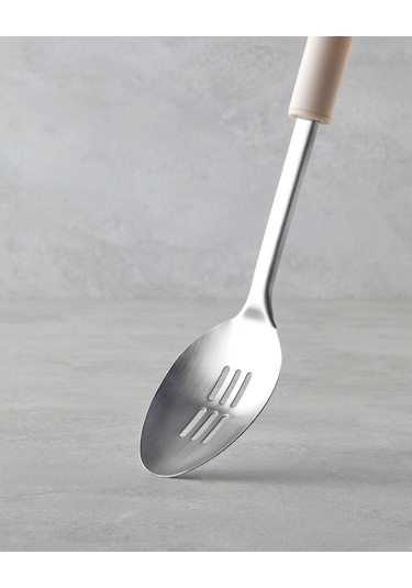 English Home Maisy Paslanmaz Çelik Izgara Kaşık Servis Gereci 32 Cm Krem Krem