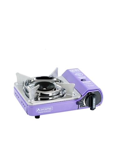 Orcamp Tekli Çantalı Mini Portatif Ocak Mor Ck-506 Mor