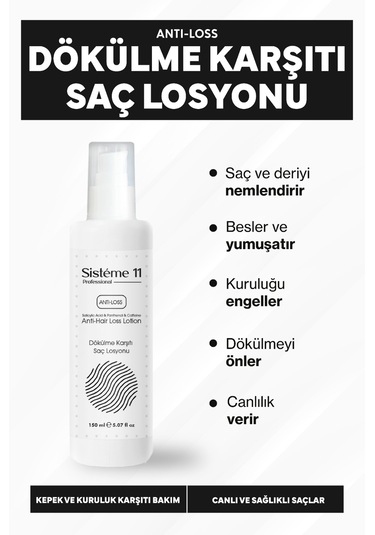 Sisteme 11 Dökülme Karşıtı Saç Bakım Losyonu 150 Ml