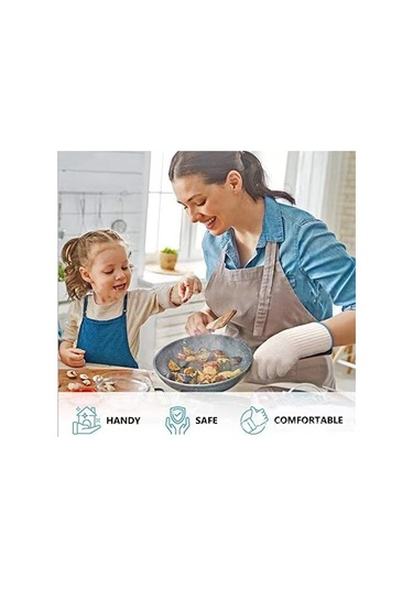 İç Ve Dış Mekan Kullanımı İçin Isıya Dayanıklı Fırın Eldivenleri Pişirme, Fırınlama, Tencere Tutma Ve Izgara İçin Isıya Dayanıklı Eldivenler Diğer