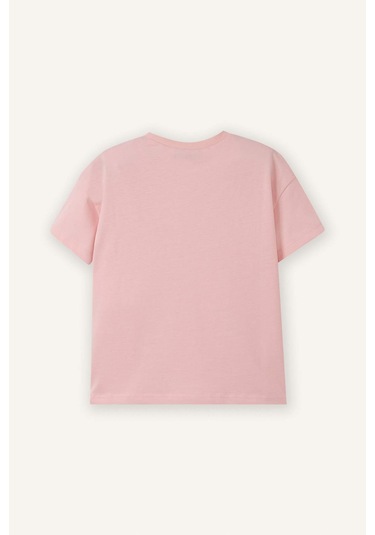 Defacto Cepli Pembe Kız Bebek T-shirt B7543a5/pn636 Pembe