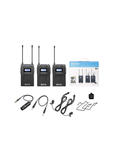 Boya Bm8 Pro K 2. Kablosuz İkili Yaka Mikrofon Seti