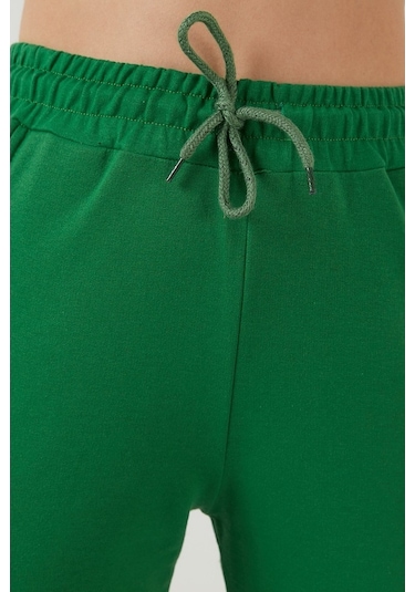 Lela Pamuklu Beli Ve Paçası Lastikli Basic Jogger Bayan Eşofman Altı 5864171 Benetton