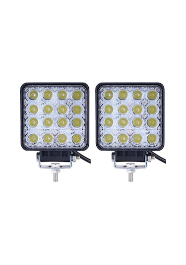 2 Adet 16 Ledli Sis Farı Çalışma Lambası 12 Volt