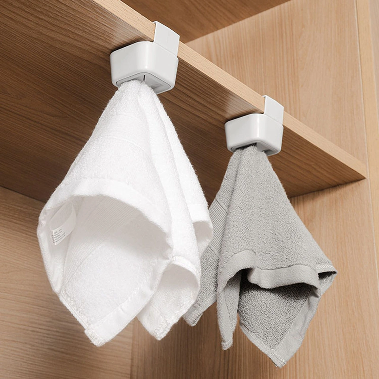 Geeroyoo Banyo Mutfak Kurutma Bezi Tutucu, Delme Yok Kurulum, Dayanıklı Plastik, Çok Amaçlı Duvar Takımı Diğer