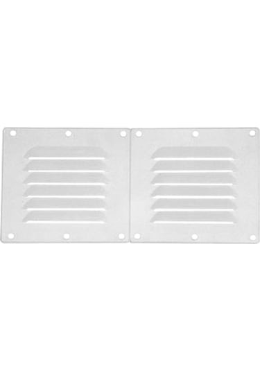 Vent. Shaft Grilles Cover, Double,255x155mm, Black