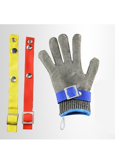 Trendooze Paslanmaz Çelik Eldivenler - Bahçecilik Güvenliği Eldiven Mavixl