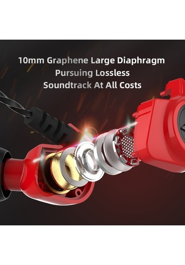 Willowhaven Qkz Sk5 Kulaklık, Mikrofonlu, 3.5mm Altın Kaplı, Mavi Sk5 Sk5