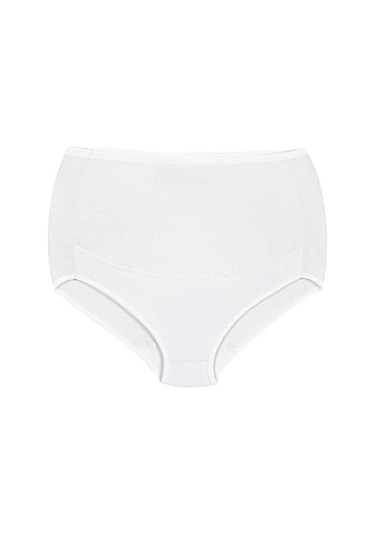 12 Adet Yıldız Bayan Hamile Likralı Külot Beyaz 3640 001