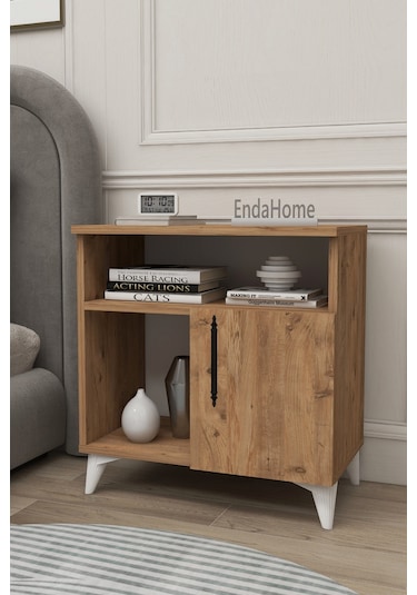 Melina Tek Kapaklı 2 Raflı Bölmeli Komodin & Şifonyer Yatak Odası Başucu Düzenleyici Komidin - Çam Melina Tek Kapaklı 2 Raflı Bölmeli Komodin & Şifonyer Yatak Odası Başucu Düzenleyici Komidin - Çam