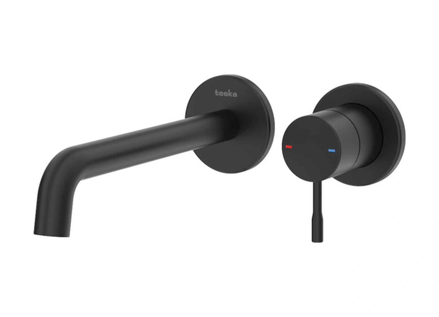 Boheme Teska Atlas Siyah Ankastre Lavabo Bataryası Siyah