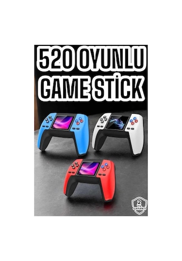 Game Stick Oyun Konsolu 520 Oyunlu Oyunlu Led Ekran