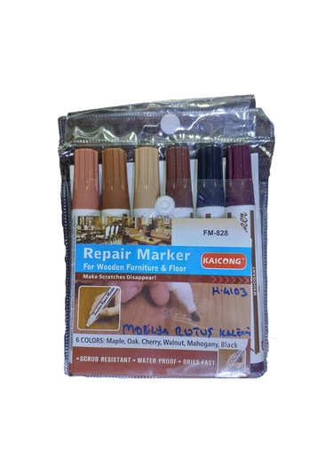 6 Renk Mobilya Rötuş Kalem Seti