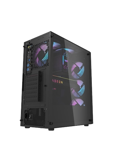 Aıgo Dk351 Usb3.0 4 12cm Fan Temperli Cam Siyah E-atx Kasa Psu Yok