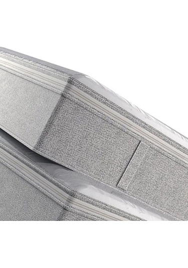 Dancemonkey Katlanabilir Yatak Altı Çanta Yatak Saklama Kutuları Kalın Nefes Alabilen Yatak Altı Giysi Saklama Torbaları Fermuarlı Organizatör Gri, Altın