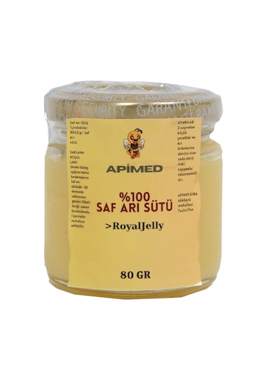 Apimed Arı Sütü 80gr Jelli Buz Poşeti 80 G