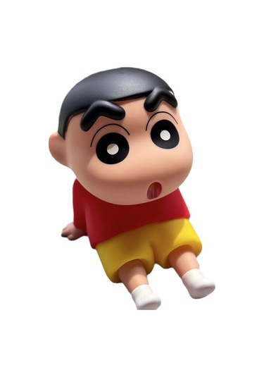 Dofolink Crayon Shin-chan Pvc Akıllı Telefon Tutucu Hareketli Model - Masaüstü Dekoratif Figür Oyuncağı 10cm 2 M