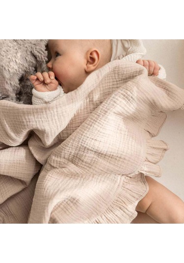 Dolıty Kundaklama Battaniyeleri Bebek Fotoğraf Props Için Haki Haki