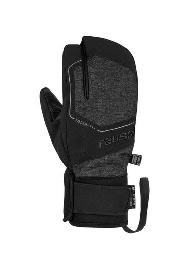 Reusch Torby R-Tex Xt Çocuk Üç Parmak Kayak Eldiveni Gri/Siyah