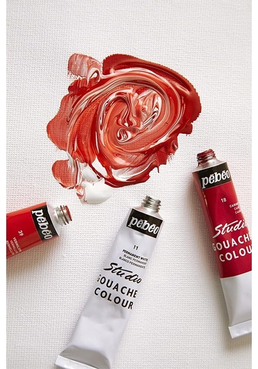 Pepeo Guaj Boya 12 Renk 12 Ml 1 Paket Guaj Boya Seti 12 Li Ahşap Tuval Taş Ağaç Boyamalar İçin İdea Boyama Seti Çok Renkli