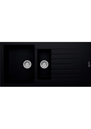 Granit Eviye Harlem T2 Siyah 100x50 Siyah