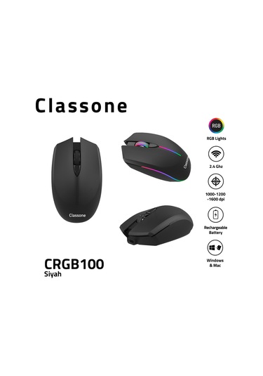 Classone CRGB100 Kablosuz Optik Mouse