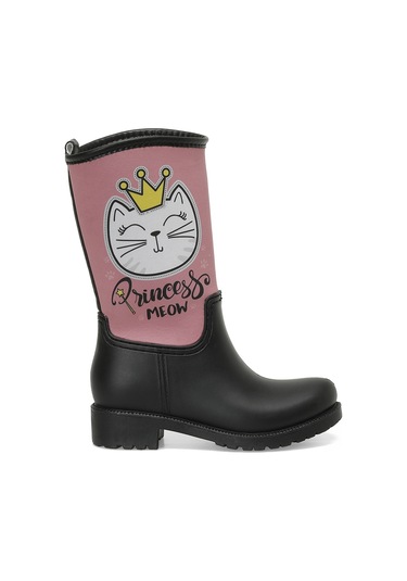 Bınono Elıs F 3pr Siyah Kız Çocuk Yağmur Çizmesi 000000000101487184 Pembe - Siyah