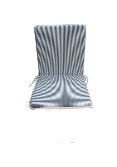 Aspendos Sandalye Minderi Lacivert Çizgili