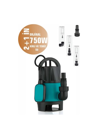 Gold Ak Milan 750 Watt Temiz Ve Kirli Su Drenaj Dalgıç Pompa
