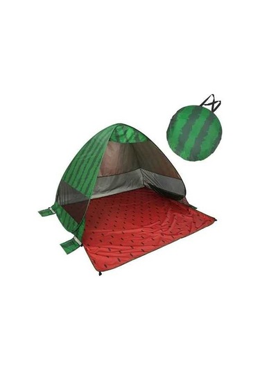 Prestigegoods Otomatik Açılır Plaj Çadırı Karpuz Yeşil, Dayanıklı Ve Hava Alçısı Yeşil
