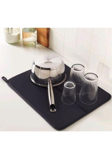 Nysköljd Bulaşık Kurutma Örtüsü Siyah