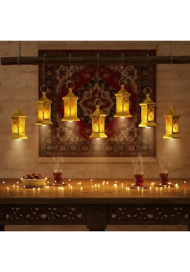 Ramazan Temalı Altıgen Kubbe Led Lamba Diğer