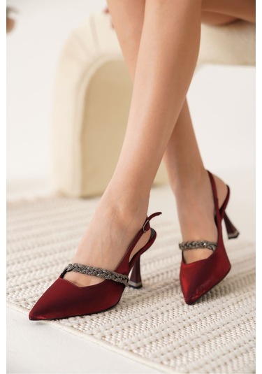 Drey Kırmızı Kadın Topuklu Ayakkabı Muhtelif