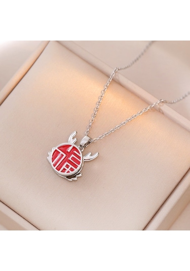 Bayan Kolye: Moda Estetiği Titanyum Çelik Kolye No.321 Çok REnkli