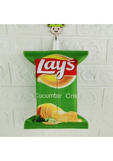 B-patates Cipsi Doku Kutusu Işık Lüks Asılı Banyo Doku Çanta Restoran Ev Soyut Kağıt Yaratıcı Araba Pazen Peçete Kutusu