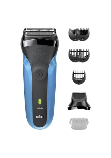 Braun Series 3 Elektrikli Sakal Şekillendirici Ve Tıraş Makinesi, Islak Ve Kuru, 310bt 1 Saat