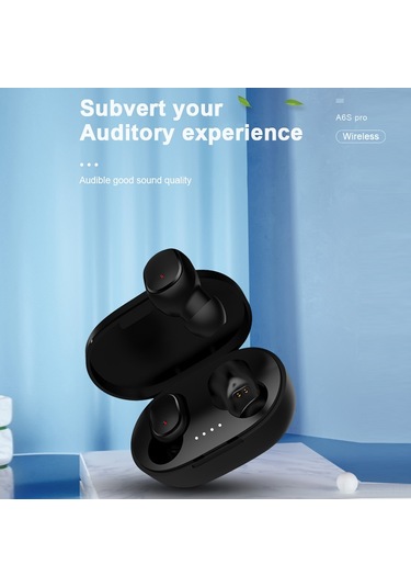 Springsun A6s Pro Bluetooth 5.0 Kulak İçi Kulaklık, Ipx4 Su Geçirmez, Akıllı Dokunmatik Kontrol, Uzun Pil Ömrü, Hd Konuşma, Spor İçin Mavi