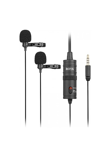 Boya BY-M1DM Çok Yönlü İkili Yaka Mikrofonu