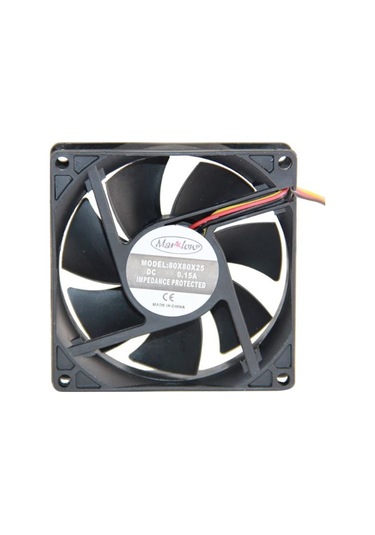 24v Dc 0.10a 2 Pin Soğutma Fanı 80x80x25mm Soğutucu Sessiz Fan