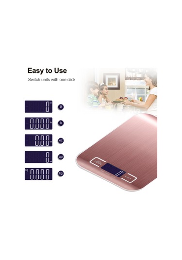 Maiyame Mutfak Terazisi Gümüş 10kg/1g Hassasiyetli Şarjlı Ve Pil Desteği Abs+paslanmaz Çelik G, Lb, Oz, Ml, Kg Birimleri Gümüş