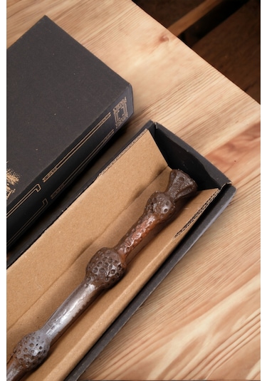 Harry Potter Dumbledore Asası, Profesör Albus Dumbledore Asa 33 Cm Özel Kutulu