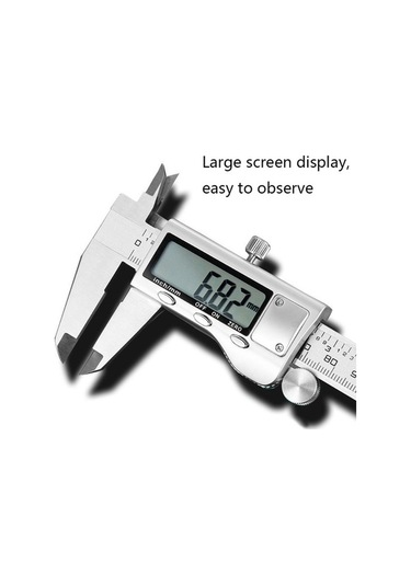 Pazly Çelik Dijital Kumpas 0-200mm, Xıfeng Paslanmaz, Dış/ıç Çap Derinlik Ölçüm Diğer