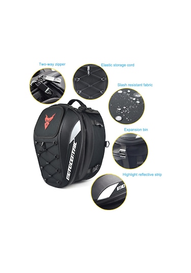 Hallow Motosiklet Kask Çantası 11-MC-0102 Gri Etiket