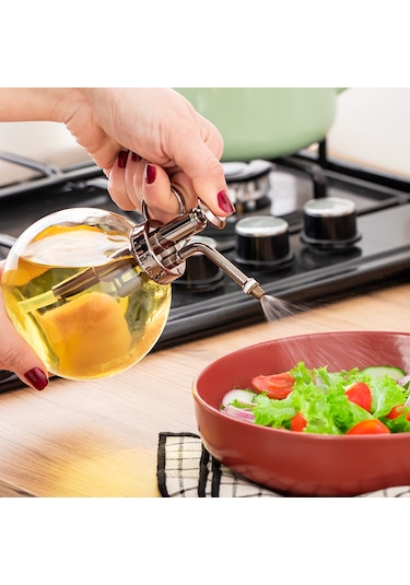 Perotti 15729 350 Ml Cam Yağlık Sirkelik Yağdanlık Şişesi Pembe