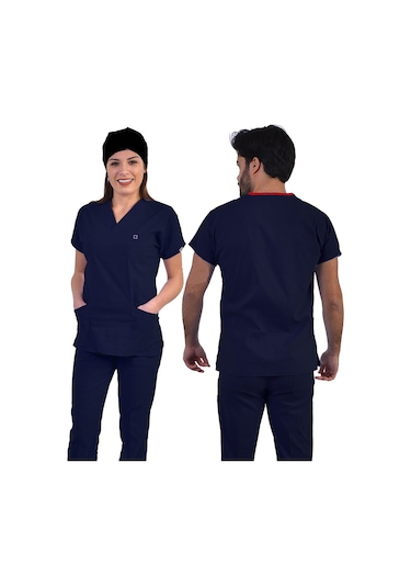 İba Medikal Flexcool Likralı Doktor Hemşire Scrubs Unisex