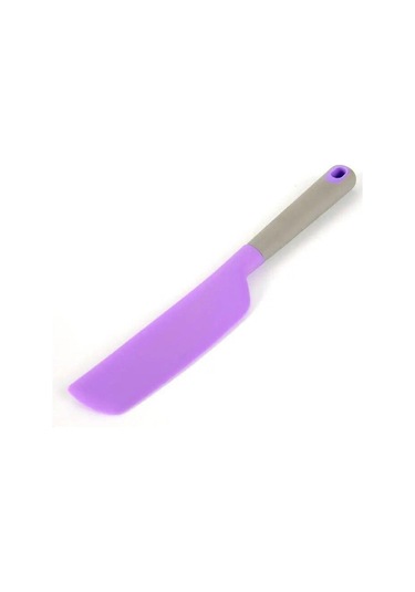 Mor Büyük Silikon Pişirme Kazıyıcı Krem Kazıyıcı Reçel Karıştırma Bıçağı Kek Kazıyıcı Ekmek Bıçağı Pişirme Aracı