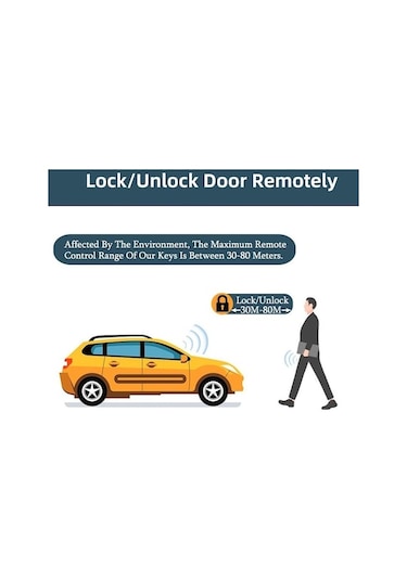 Novahub Araba Uzaktan Merkezi Kilit Kapı Anahtarsız Giriş Araba Alarm Sistemleri Bagajı Işık Yanıp Sönerek Açar 12v Type 2